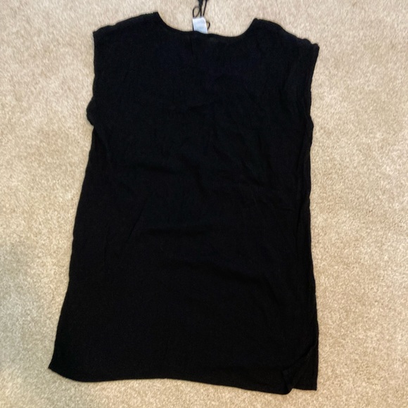 Black swim cover with tie and lace. EUC. Roomy size Small, fits a Medium - Picture 3 of 6